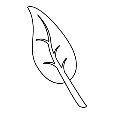 sağlıklı gıda vejetaryen sembolü ince çizgi