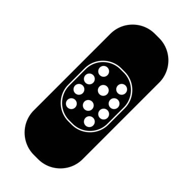 Grup sıva ilk yardım simgesini piktogram