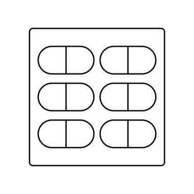 ince çizgi ilaç kapsül hap ilaç