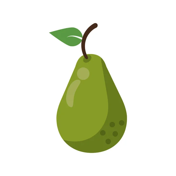 Aguacate salud dieta icono — Vector de stock