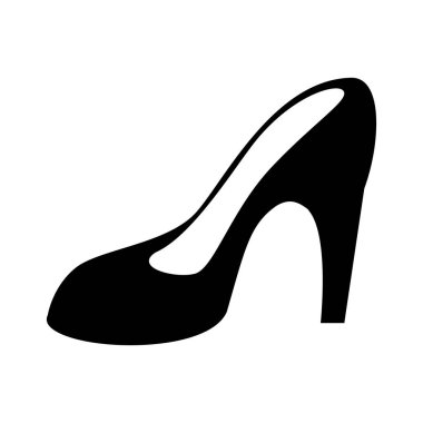 Kadınlar Günü yüksek topuk ayakkabı piktogram