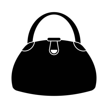 Kadın çanta moda stil piktogram