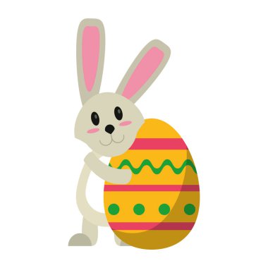 Paskalya tavşan yumurta sarılma