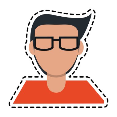 adam çizgi film simgesi