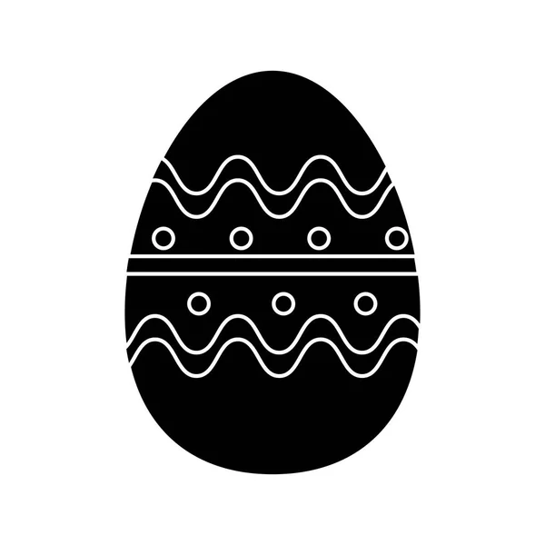 Temporada de huevos de Pascua celebrar pictograma — Vector de stock