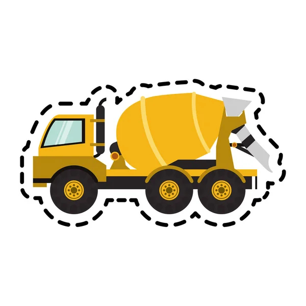 Construction trucks design — Stock Vector