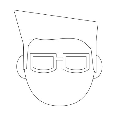 adam çizgi film simgesi