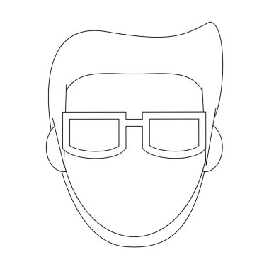 adam çizgi film simgesi