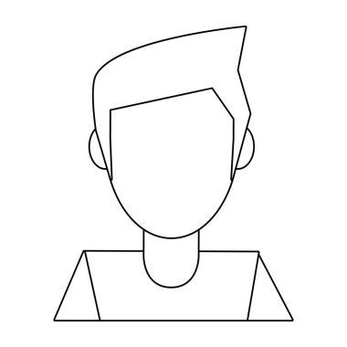 adam çizgi film simgesi