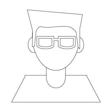 adam çizgi film simgesi