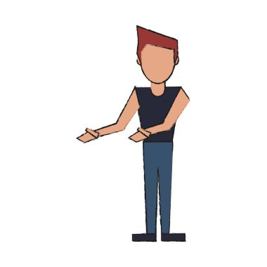 adam çizgi film simgesi