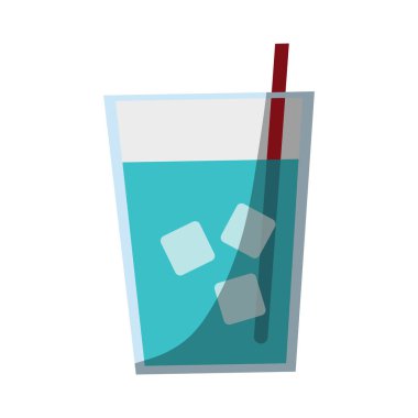 Buz küplü su bardağı.