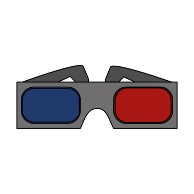 3D gözlük simgesi