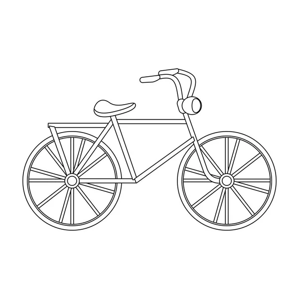 Icona bicicletta immagine — Vettoriale Stock