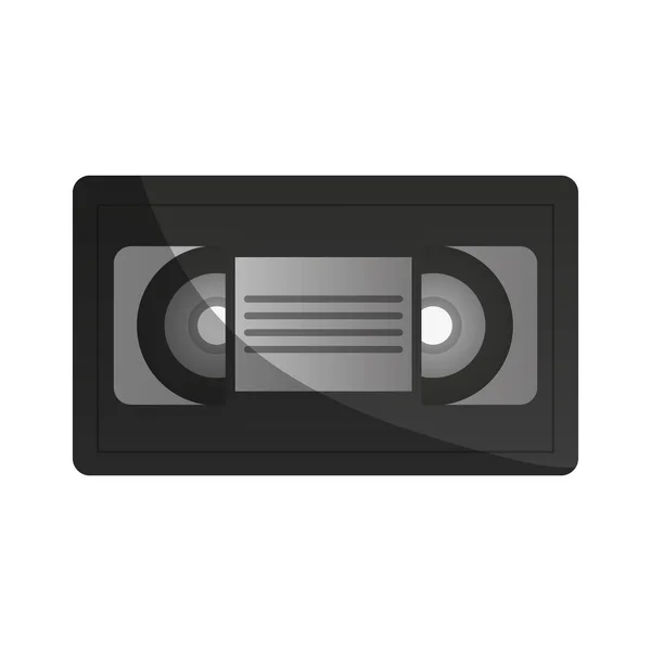 VHS касету значок — стоковий вектор