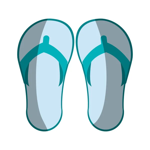 Flip-flops ikon — Stock vektor