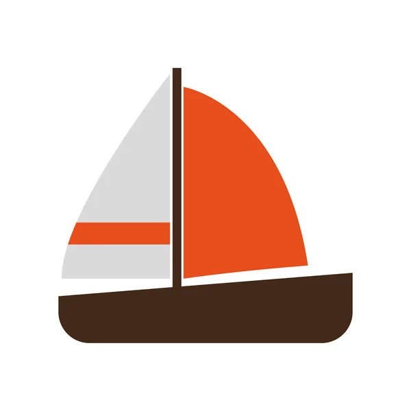 Sail boat icon — Stock Vector