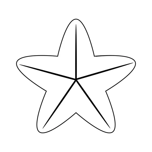 Ikona gwiazdy morskiej — Wektor stockowy