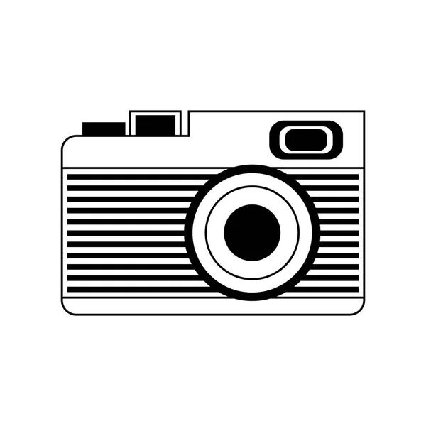 Icona della fotocamera fotografica — Vettoriale Stock