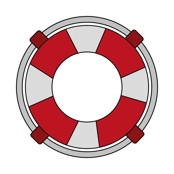 Rettungsschwimmer-Ikone — Stockvektor