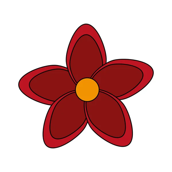 아름다운 꽃의 아이콘 — 스톡 벡터
