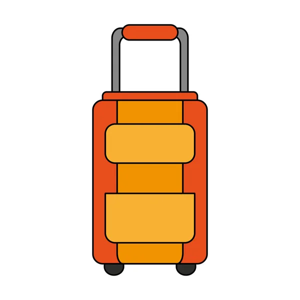 Reisekoffer-Ikone — Stockvektor