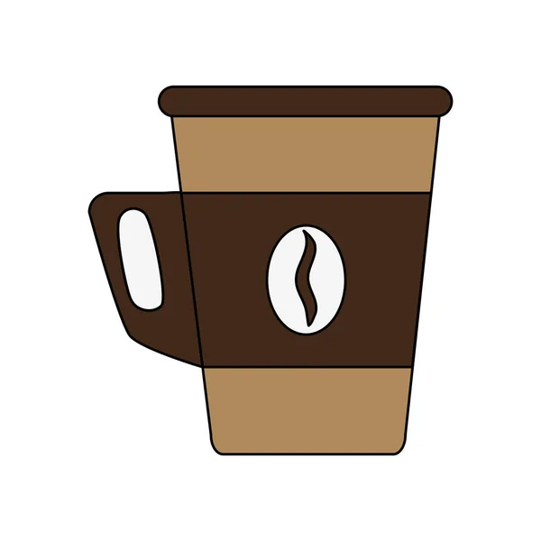 Koffiebeker pictogram — Stockvector