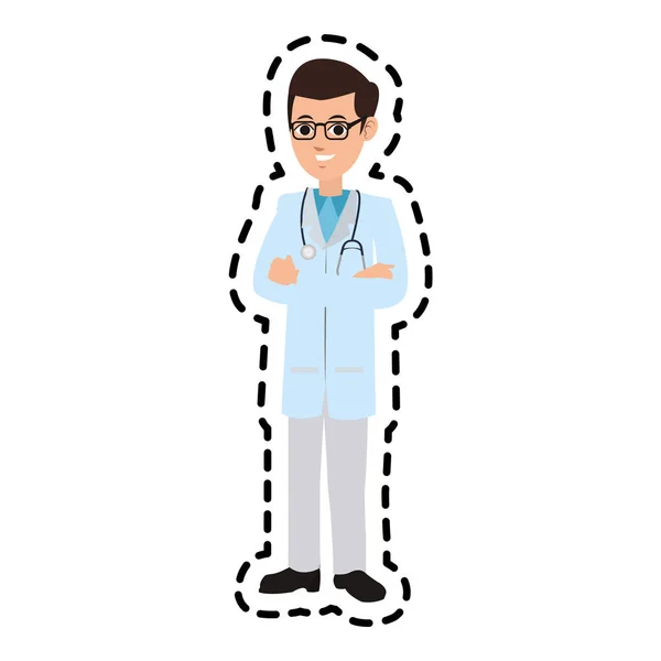 Läkare ikonbild — Stock vektor