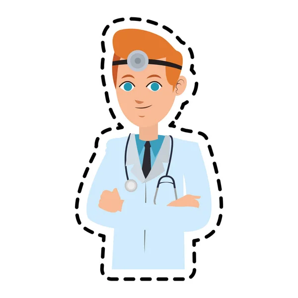 Imagen icono médico médico — Vector de stock