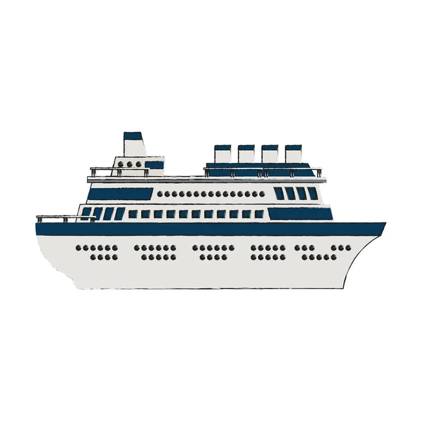 Cruise ship icon — Stock Vector