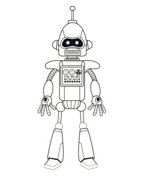 Robot makine mühendisliği ince çizgi