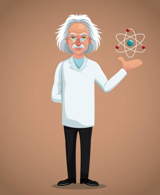 karakter bilim adamı fiziksel ve atom