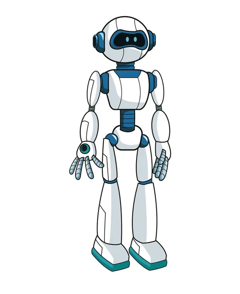 Tecnología futurista robot inteligente — Archivo Imágenes Vectoriales