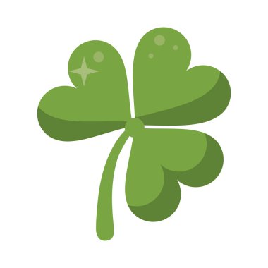 St patricks günü yonca şanslı simgesi