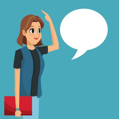 çizgi film kız balonu konuşma konuşmak