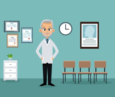 Doktor office Uygulayıcı bekleme odası