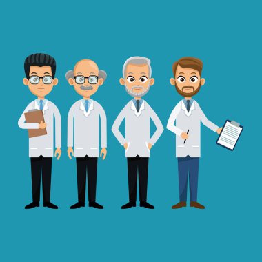 Grup doktor profesyonel kadrosu