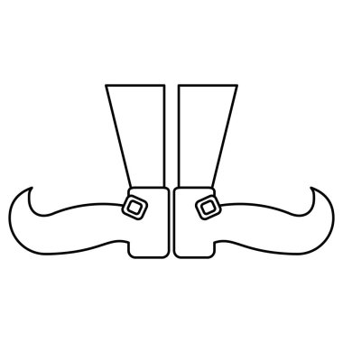 St patricks günü cin bacaklar ince çizgi