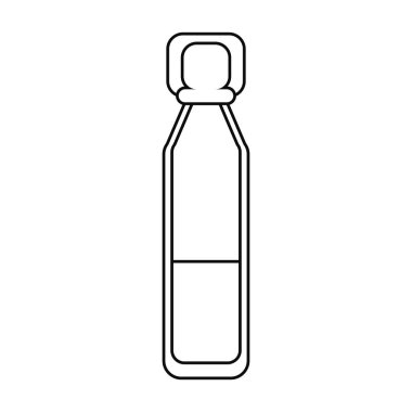 tıbbi sağlıklı ince çizgi şişe şişe