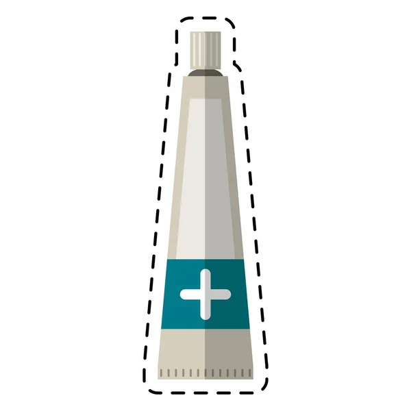 Cartoon Salbe Creme Tube Medizin — Stockvektor