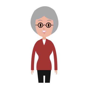 kadın karikatür simgesi