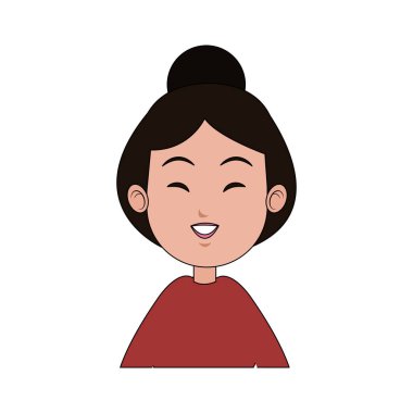 kadın karikatür simgesi