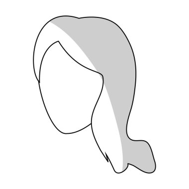 kadın yüzü simgesi