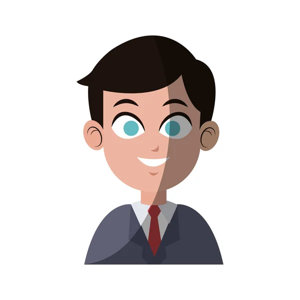 Businessman cartoon icon — Stock Vector