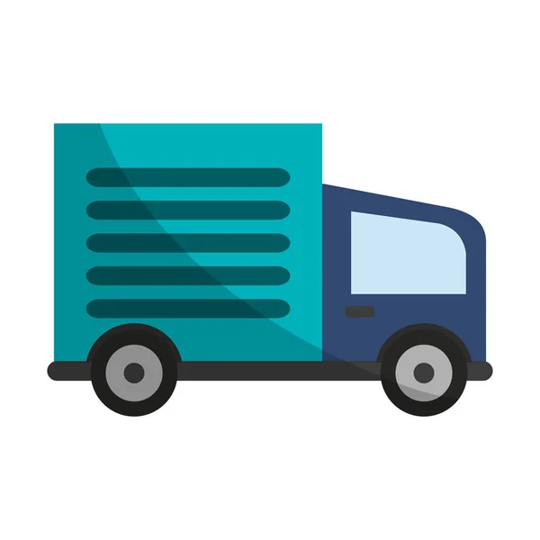 Lading vrachtwagen pictogram — Stockvector