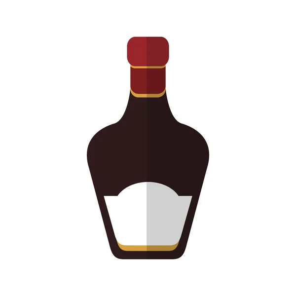 Значок бутылки виски — стоковый вектор