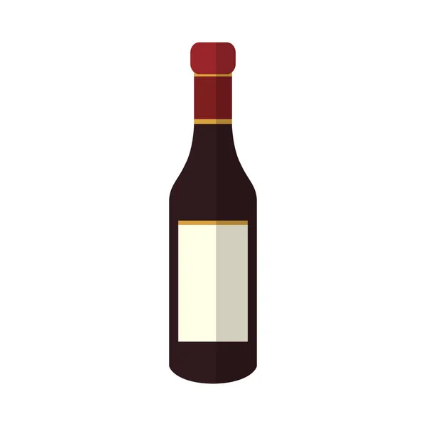 Icono de botella de vino — Vector de stock