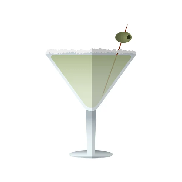 Икона коктейльных напитков — стоковый вектор