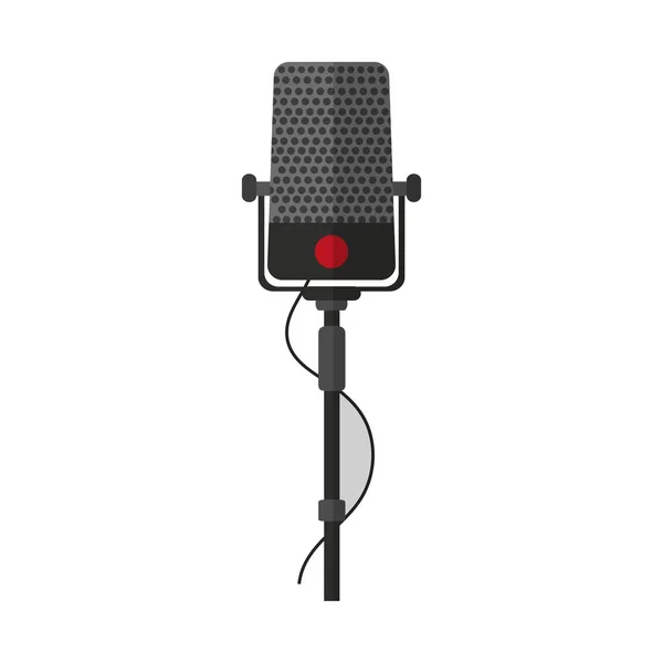 Microphone device icon — Stock Vector