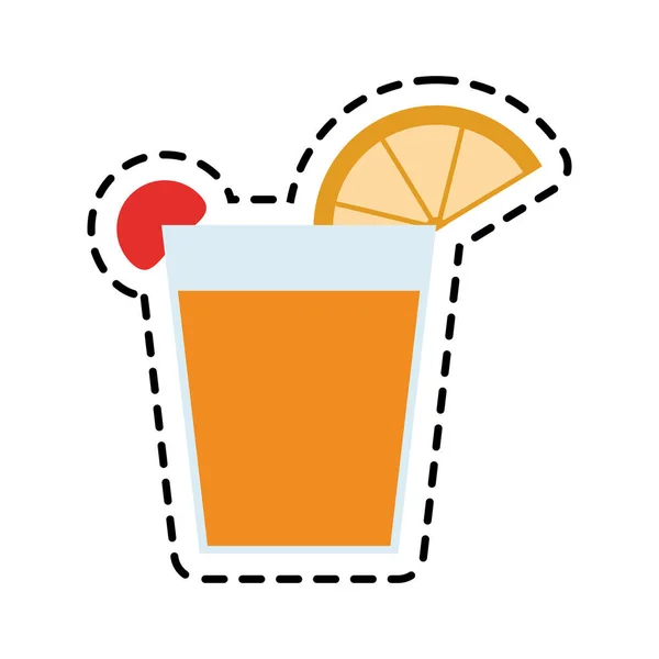 Icono de bebida de cóctel — Vector de stock